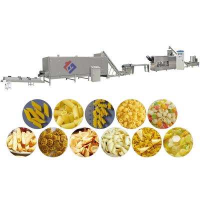 China Pasta Making Production Line Industrial Electric Macaroni Pasta Straw Making Machinery Making Processing Line for sale