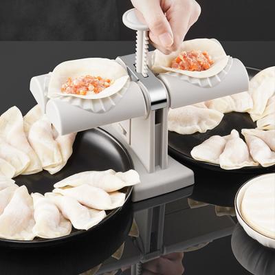 China Automatic Manual Dumpling Maker Machine Household Dumpling Making Handmade Mold for sale