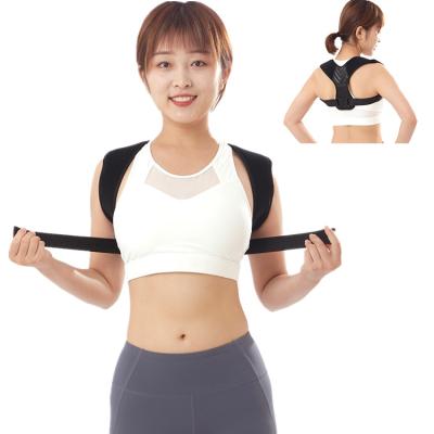 China Back Support Belt Wholesale Women Men Back Shoulder Brace Comfortable Humpback Belt Posture Support Strap Shoulder Corrector Correction for sale