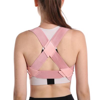 China Hot Selling Adjustable Elastic Builder Easy to Use Sports Workout Back Shoulder Health and Confidence Posture Trainer and Corrector for Back for sale