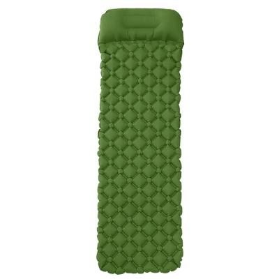 China Hot Selling Single Sleeping Bag TPU Lining Light Weight Inflating Air Sleep Protection Mat Self-Inflating For Camping With Ultralight Pillow for sale