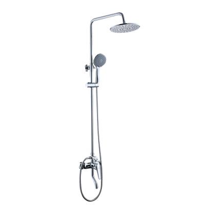 China With Slide Bar China Bathroom Fittings Bathroom Rain Shower Set Wall Mounted Rainfall Shower Head for sale