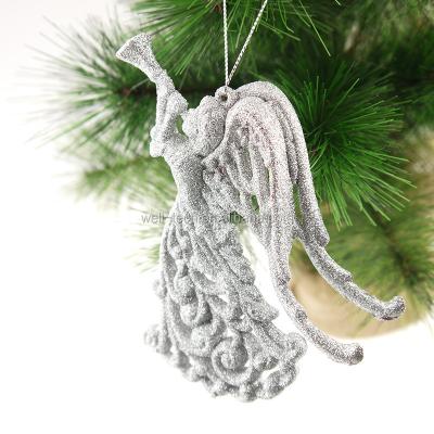 China Simple Christmas Angel Decoration Christmas Hanging Ornament 13cm for sale