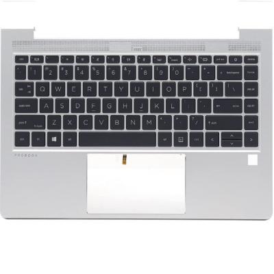 China Original Palmrest Plastic Laptop For HP ProBook 440 G8 445 G8 445R G8 Upper Case With Backlit Keyboard M23769-001 M23770-001 for sale