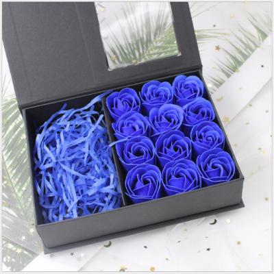 China JULI Popular Preserved Roses Forever Soap Soap Rose Lipstick Necklace Rose Soap Flower Gift Box Valentine's Day for sale