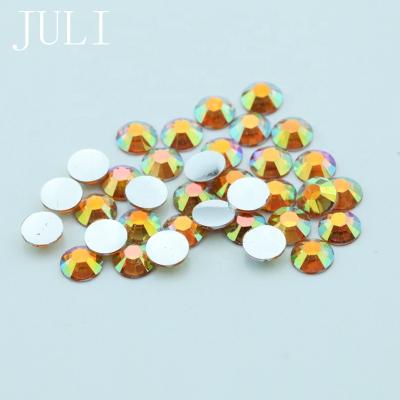 China Flatback JULI Wholesale 2 3 4 5 Hyacinth ab Rhinestones Rhinestones Non Hotfix Rhinestones 6mm For Dressing Decoration for sale