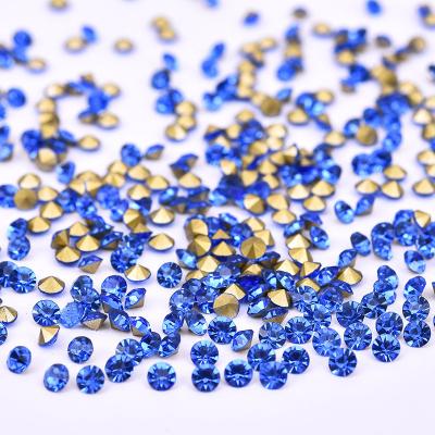 China Bags Tiny Pointback Crystal Stones Rhinestone DIY Fashion Nail Art Rhinestones SS2-SS20mm High Quality Glass Jewelry for sale