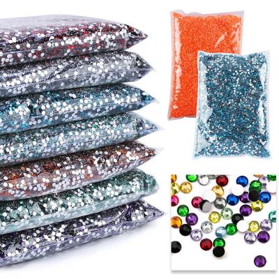 China Flatback Shape To Ss6 10 16 20 30 Crafts Of Crystal Ab Rhinestone Flatback Nail Crystal Stone Glass Rhinestone For Diy for sale