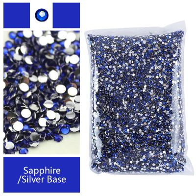 China Crystal Rhinestone Bulk Glass Rhinestones Non Hotfix Strass Flatback Wholesale Flatback For Decoration for sale