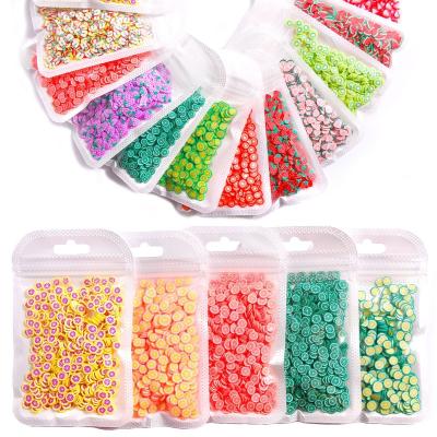 China Plastic New Fruit Nail Art Wholesale Supplies Jewelry Stone 3d Stickers Nail Accessories Art Decorations Design for sale