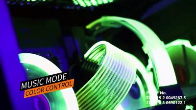 Cina l'estensione indirizzabile del kit di cablaggi GPU ARGB di estensione del gruppo di alimentazione di 8-Pin RGB ha collegato il cavo con un manicotto Kit Custom Power Supply Braided per il caso in vendita