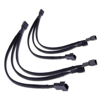 China High Purity Copper Computer Extension Cable Sleeved Braided 4 Pin 1 to 9 Converter for sale