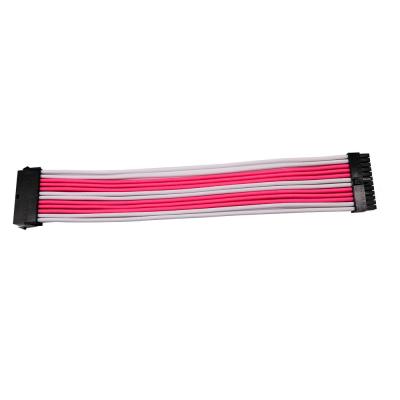 China De Kabelmannetje van ATX 24 PIN Braided Sleeved Computer Extension aan Vrouwelijke 18AWG Te koop