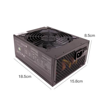 China ATX Full Modular PSU 1600 Watt Power Supply 220v 80 Plus Gold For 6GPU Machine for sale