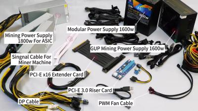 China Power Supply Gold Bitcoin Mining Machine 2000w  20 + 4pin > 1000W for sale