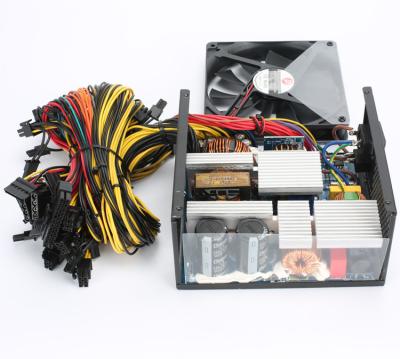 China Multipath Power Supply 1800 Watt 1600 Watt 12v 8 GPU Gaming Power Supply For Pc for sale