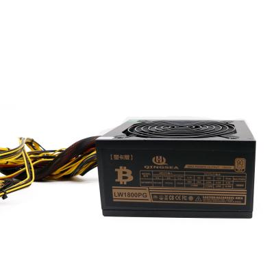 China ATX 1800w Switching Power Supply 90 PLUS Gold Desktop Computer for sale