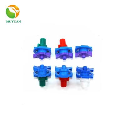 China Variable Flow Control 360 Degree Water-saving Equipment Plastic Garden Irrigation Micro Rotating Spray Sprinkler for sale