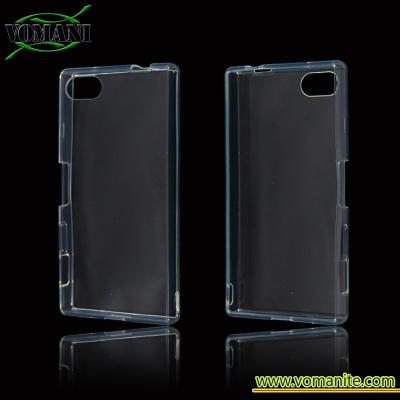 China Clear Transparent Hybrid Combo case for Sony Z5 mini for sony SO-02H PC TPU case for sale