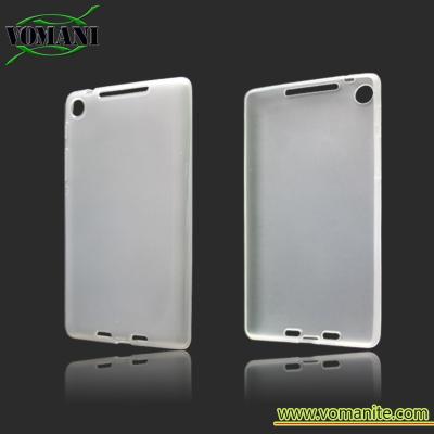 China Transparent tpu 0.3mm Matte TPU Soft case for Google Nexus 7 2 Generation for sale