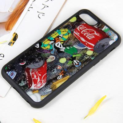 China TPU+ PC Glass colored painting for iphone7, durable case with unique design for sale