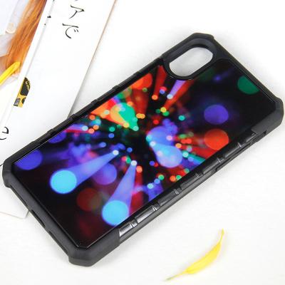 China TPU+ PC Glass colored painting for iphone X, durable case with unique design for sale