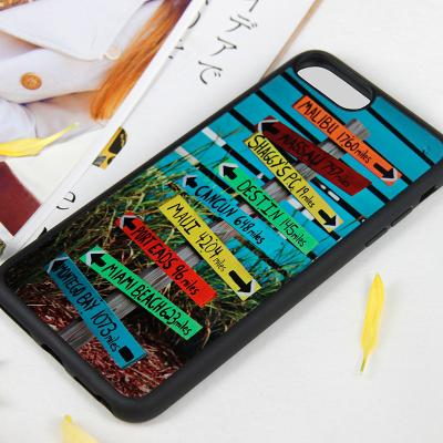 China TPU+ PC Glass colored painting for iphone7, durable case with unique design for sale