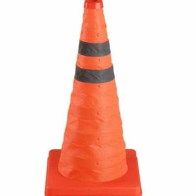 China 400mm Retractable Collapsible Traffic Cones for sale