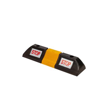 China Car Wheel Cap Rubber Tire Safety Reflective Rubber Chock for sale