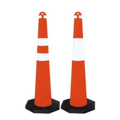 China High Road Safety Anti-UV Flexible Flexible Durable Material Road Cone for sale