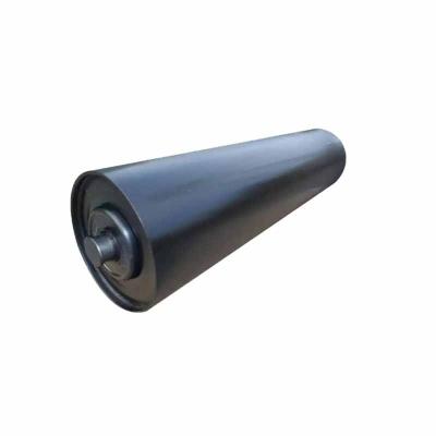 China Durable Factory Conveyor Belt Accessories Dustproof Painted Tube 10mm Steel Conveyor Roller for sale