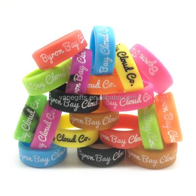 China Other Factory Customized Eco-friendly Silicone Material Rubber Band Ring For Protection And Decoration for sale