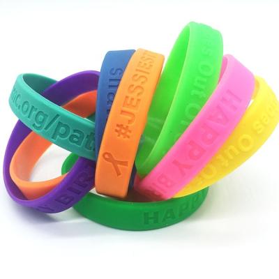 China Printed Personalized Silicone Wristbands Promotional Gifts Customized Various Silicone Products for sale