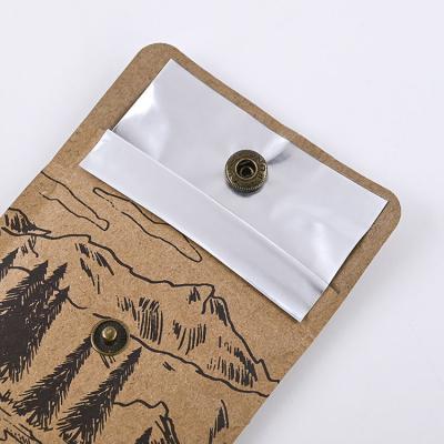 China Eco-friendly Recycled Promotional Gift Wrapping Paper Portable Ashtray With Custom Print Logo Mini Pocket Ashtray for sale