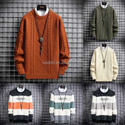 China high quality Anti-wrinkle hot fashion plus size casual knit sweater for men for sale