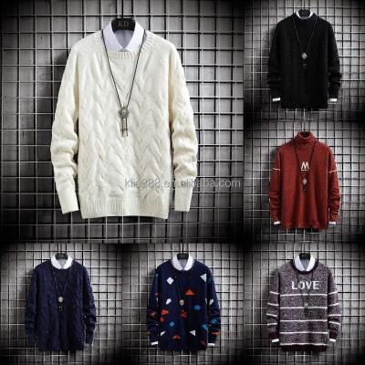 China Anti-Wrinkle Quality Cashmere Knitting Mens Sweater Simple Casual Wholesale for sale