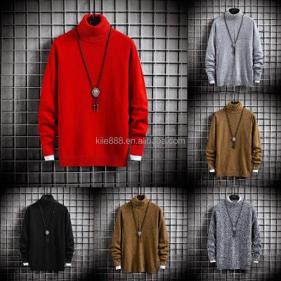 China Korean version of men's autumn and winter anti-wrinkle handsome thick warm knitwear sweater for sale