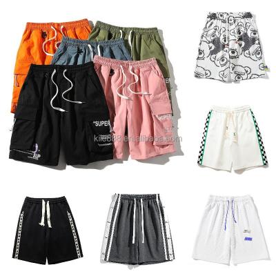 China Anti-wrinkle summer hot men's cotton loose plus size sportswear shorts jumpsuits for sale