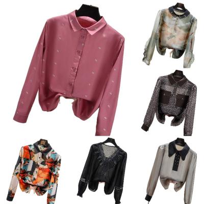 China wholesale 2022 Anti-wrinkle factory sales business premises ladies long sleeve blouse for sale