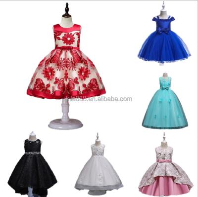 China Korean version of the girl's dress 2022 new Anti-wrinkle super western dress princess lace spring summer and autumn girl's dress for sale