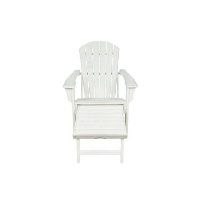 China Modern Outdoor Wooden Garden High Performance Plastic Composite Adirondack Chair for sale