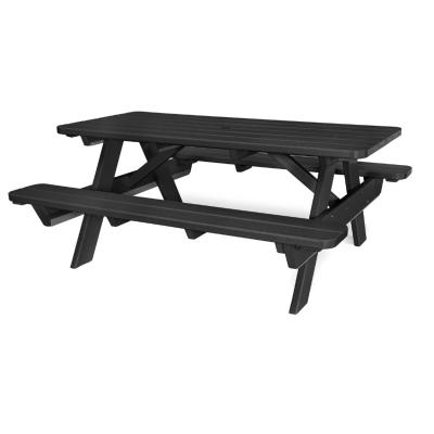 China Waterproof& UV Resistant Wholesale HDPE Garden Furniture Picnic Table Tables Outdoor Dining Tables Park for sale