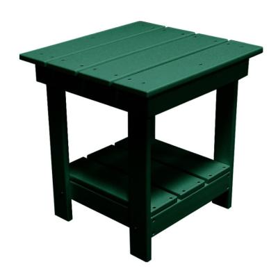 China Waterproof& UV Resistant Outdoor Adirondack Side Table For Small Plastic Patio Blackboards Outside Pool Porch Furniture Weather Resistant HDPE for sale