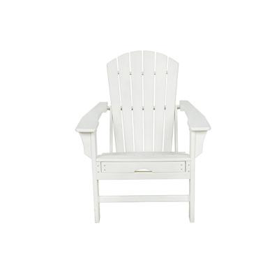 China Modern Reliable Material Easy Care Stackable Adirondack Chair With Ottoman for sale