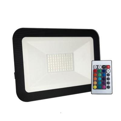 China High quality 50w slim remote rgb rgb LANDSCAPE led spotlight for sale