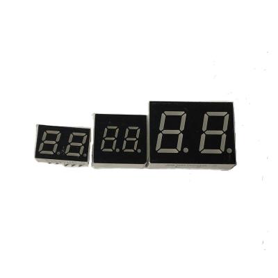 China Indoor Red Blue Orange Black Outdoor Common Anode 7 Segment 2 Digits Led Display for sale