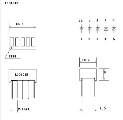 China Indoor P10 5 Segment Light Bar Led Display for sale