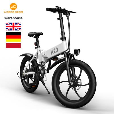 China Aluminum Alloy A20 20Inch AGITATION Lady Wish Electric Bicycle Folding Electric Bicycle With Electric Bicycle Pump for sale