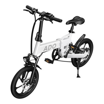 China NEW 2021 Hustle Aluminum Alloy EBike A16 Electric Bike Cruiser Chopper Ebike Mini Foldable Motor EU Warehouse Dropship European for sale