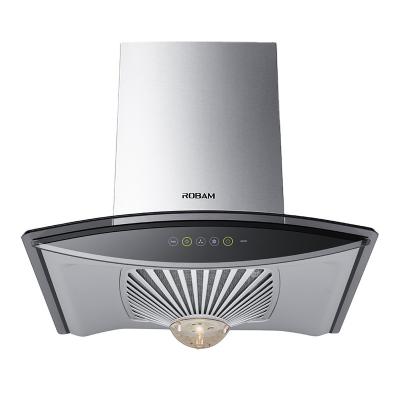 China Easy Opertation A608 Kitchen Use Stainless Steel Cooker Hood Kitchen Ventilation Chimney Intelligent Automatic Cleaning Hoods for sale